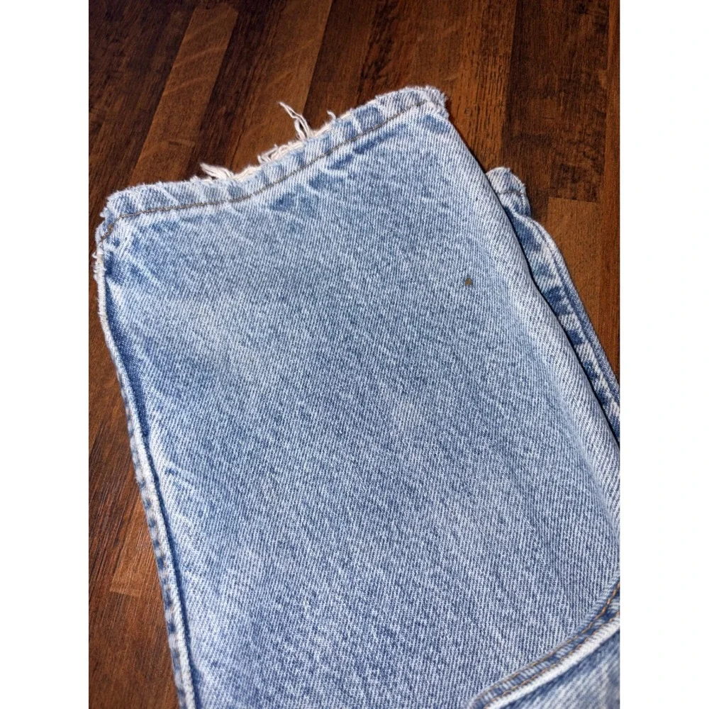 Vintage Levis 505 Orange Tab Light Wash Straight Leg Jeans W31 L32 NO BUTTON